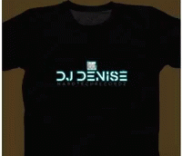 Glowing Denise Dj Denise GIF - Glowing Denise Dj Denise Dj Denise Shirt GIFs