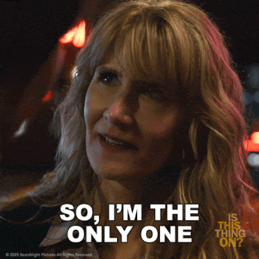 a woman says " who does n't know about " on a poster