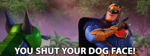 You Shut Your Dog Face Blue Falcon GIF - You Shut Your Dog Face Blue Falcon Mark Wahlberg GIFs