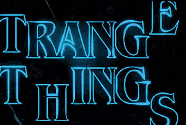 a sign that says strange things on it