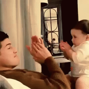 Baby Clap GIF - Baby Clap Father And Baby GIFs