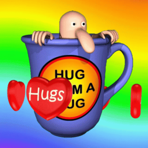 Mug Hug Hug From A Mug GIF - Mug Hug Hug From A Mug Hug From An Idiot GIFs