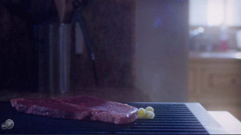 Smoking Meat With Cyanide GIF - Whodunnit Poison Steak GIFs