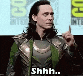 Loki Shh GIF - Loki Shh Shush GIFs